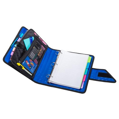 Case-It The Open Tab Secure Seal 2-Inch Binder, 5-Color Tabbed Expanding File, S-826-A Midnight Blue, 4 Pack - color: Midnight Blue, size: 4 Pack
