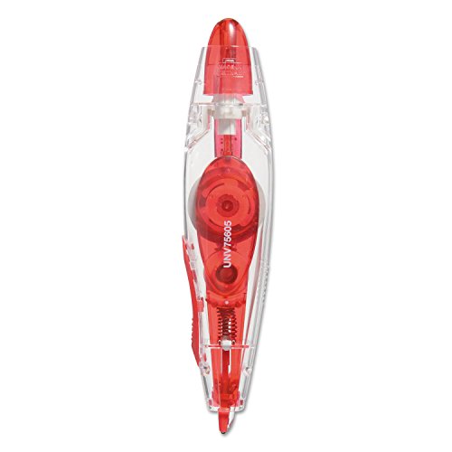 Universal 75605 Retractable Pen Style Correction Tape, 1/5-Inch x 236-Inch, 4/Pack