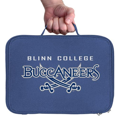 Campus Lab Blinn College Primary Logo Insulated Soft Sided Lunch Box - Reusable Lunch Bag For School Office Work, BPA Free, Royal - color: Blinn College