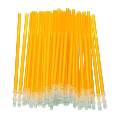 PATIKIL 48 Pcs Erasable Gel Pens Refills, 0.5mm Heat Erasable Pens Refills for Fabric Disappearing Ink Fabric Marking Pen for Sewing Quilting Writing, Gold Ink - color: Gold
