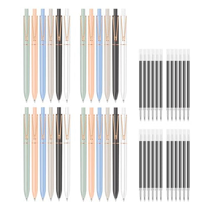 Gel Pens,0.7mm Quick Dry Black Ink Pens, Medium Fine Point Smooth Writing Pens, Cute Office School Supplies Gifts for Women, Bulk Pack of 24 (24)