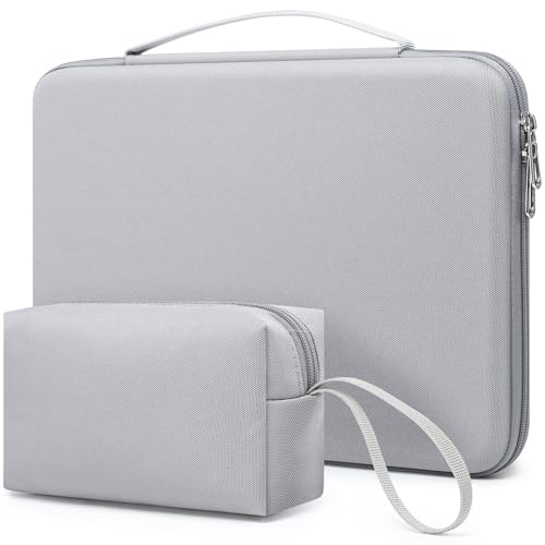 HYZUO 13.3-14 Inch Hard Shell Case Laptop Sleeve for MacBook Pro 14 M5/M4/M3/M2/M1 Pro/Max A3426 A3427 2026-2021, MacBook Pro/Air 13, Dell Pro 13/14 Premium, 13.8"-13" Surface Laptop, Rock Gray - color: Rock Gray, size: 13.3-14 Inch