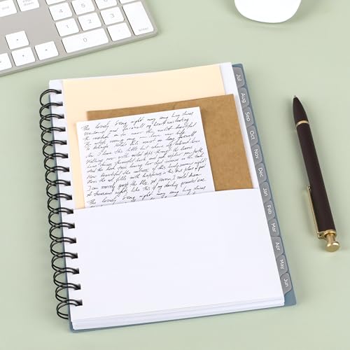 Mead Planner 2026-2027 Weekly & Monthly Academic 15-Month April-June, 5.5" x 8.5", Composure Blue (CAW42020) (Pack of 12) - color: Composure Blue, size: 5.5"W x 8.5"H (Pack of 12), style: 2026-2027