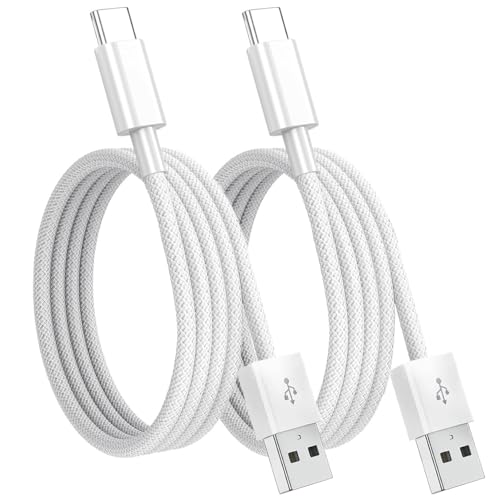 CarPlay Cable for iPhone 17/16/15 Series (2-Pack, 3.3FT) – USB A to USB C Fast Charging Nylon Braided Cord, Compatible with iPhone 17 Pro/Max/Air, iPad, AirPods, Samsung Galaxy, Google Pixel, More - style: USB to Type C