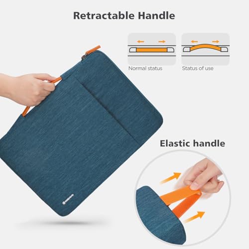 NIDOO 17.3 inch Laptop Sleeve Computer Carrying Case for 17.3" Lenovo Legion 5 / 5i / IdeaPad L340 / HP Gaming Pavilion 17 / Envy Laptop 17 / Acer Chromebook 317 / Asus ZenBook Pro 17 / Dell G7 17 - color: Blue, size: 17.3 Inch