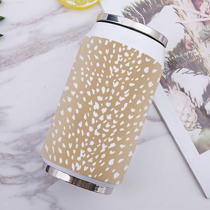 T&H XHome Linear Ombre 10oz Stainless Steel Tumbler with Lid & Straw-Double Wall Vacuum Insulated Travel Mug Subtle Fade Fabric Weave Water Bottle Coffee Beverage Drinks Cup - size: 10 Ounces
