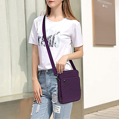 FINTIE 11 Inch Tablet Sleeve Case, Briefcase Shoulder Bag for 11" iPad (A16) 2025, Air M3 M2 2025/2024, 10.9" iPad 10th Gen, 10.9" Air 5/4, Galaxy Tab, Purple - color: Purple