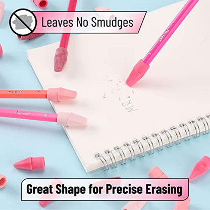 Mr. Pen- Pencil Erasers Toppers, 120 Pack, Pink Shades, Erasers for Pencils | Pencil Top Erasers, Pencil Eraser - color: Pink Shades, size: 120 Pack