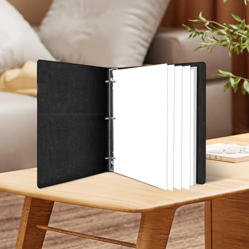 (3-Pack) A4 Blank Paper Refills, 300Sheets / 600Pages Print/Loose-Leaf Paper, 3-Hole, 100gsm, White, 8.5'' x 11'' - style: 3-Hole