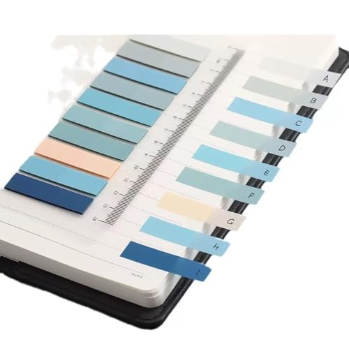 200 Pcs Purple Sticky Index Tabs, Page Markers Notes Writable and Repositionable Book Flags Strip for Marking Classify File