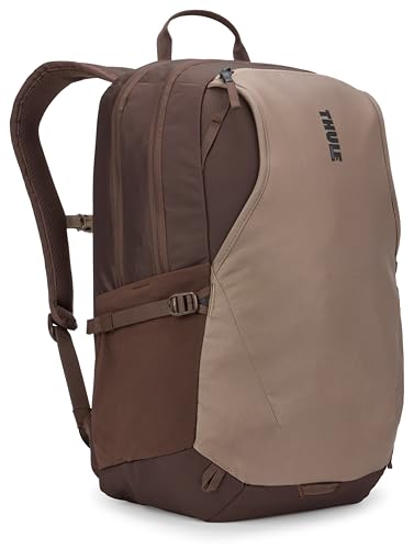 Thule EnRoute Backpack 23L, Elevated 15.6" laptop pocket, 10.5" tablet sleeve, Soft-lined pocket for valuables, TPU zippered pocket for wet/dirty items - color: Tinted Taupe/Nuanced Brown, size: 23L
