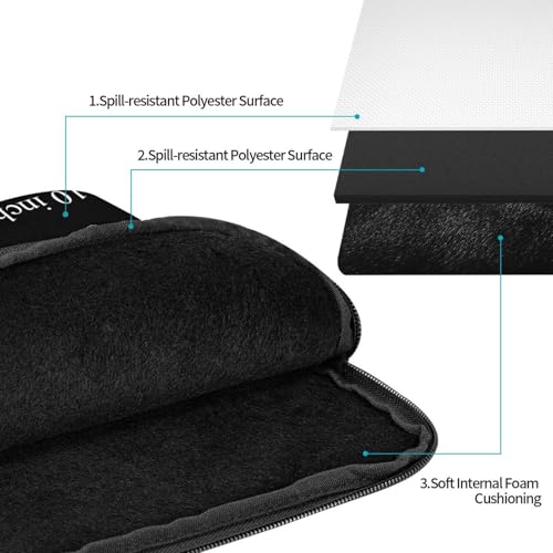 Personalized Laptop Sleeve Shockproof Protective Laptop Case Briefcase | Custom Computer Cases for Laptop/Notebook/Tablet Carrying Computer Bag - size: 15 inch