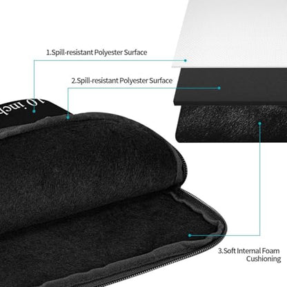 Personalized Laptop Sleeve Shockproof Protective Laptop Case Briefcase | Custom Computer Cases for Laptop/Notebook/Tablet Carrying Computer Bag - size: 15 inch