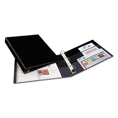 Avery 79989 3-Ring EZD Binder, 1-Inch Capacity, 8-1/2-Inch x11-Inch, Black