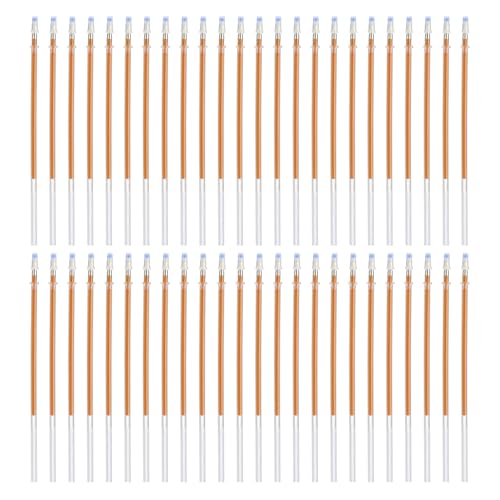 PATIKIL 0.8mm Gel Pens Refills, 48 Pack Gel Pens Metallic Ink Medium Point Colored Refill Set for Adults Coloring Books Journaling Scrapbooking Art Drawing, Orange - color: Orange