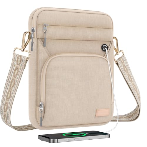 MoKo 9-11 Inch 360° Protection Tablet Sleeve Bag with Earphone Hole | Fits iPad Air 11-inch M4, iPadPro 11-inch M5, iPad A16, iPad 10/5/4 10.9, iPad 9/8 10.2 and Tab S8/S9 11, Sand - color: Sand, style: 9-11 Inch