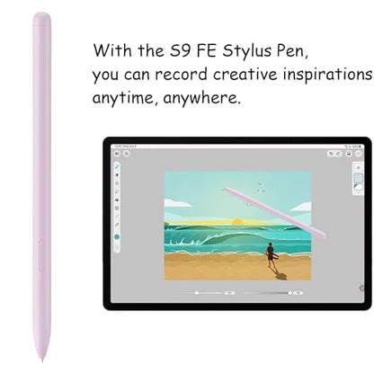 2 Pack Galaxy Tab S9 FE S Pen for Samsung Galaxy Tab S9 FE / S9 FE+ Stylus Pen,Replacement for Samsung Galaxy Tab S9 FE Pen(Purple) - color: (Purple）