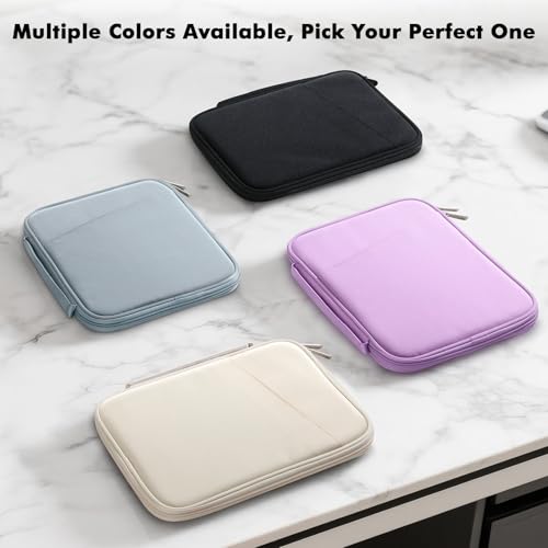MoKo 9-11 Inch Padded Tablet Sleeve Protective Carrying Case for 11" iPad Air M4 2026, iPad A16/Pro 11 M5, i-Pad 10th/Air 5/4th 10.9, iPad9/8. 10.2, Tab S8/S9 11, Tablet Bag with Handle, Misty Blue - color: Misty Blue, size: 9-11 Inch