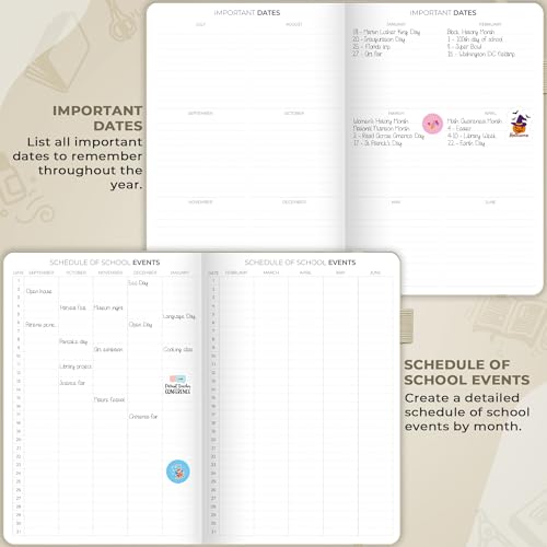Clever Fox Teacher Planner, School & Homeschool Book, B5 Size Foggy Alpes | Undated, 7x10, lay-flat binding, heavy-duty hardcover, teacher lesson weekly & daily planner, homeschool supplies - color: Foggy Alps, size: Smaller than A4 (7″ x 10″)