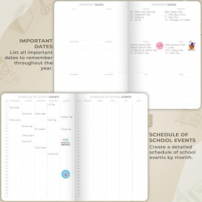 Clever Fox Teacher Planner, School & Homeschool Book, B5 Size Foggy Alpes | Undated, 7x10, lay-flat binding, heavy-duty hardcover, teacher lesson weekly & daily planner, homeschool supplies - color: Foggy Alps, size: Smaller than A4 (7″ x 10″)