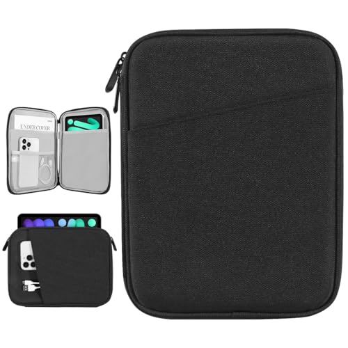 Dadanism 8-9 Inch Tablet Sleeve Bag Carrying Case, Black | Fits iPad mini 7th/6th 8.3", iPad mini 7.9", Galaxy Tab A7 Lite/A9 8.7", Remarkable Paper Pro Move 7.3" 2025, Tab M9/M8 - color: Black, size: 8-9 inch