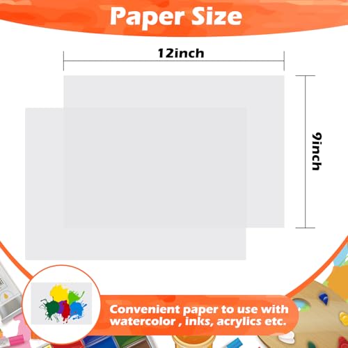 Epakh Tracing Paper 120 Sheets, 9 x 12 Inch Tracing Paper for Drawing, Transparent Vellum Papers Translucent Trace Pad for Pencil Sketching Drawing DIY Crafts Painting Wax Printing Calligraphy - size: 9 x 12 Inch