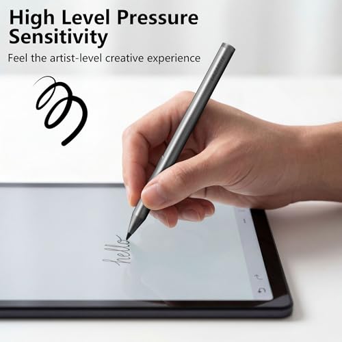 LAZARITE M2 Stylus Pen for Surface/Dell/HP/Lenovo Chromebook, 4-in-1 Protocol (MPP/AES/WGP/USI), 4096 Pressure, Tilt Support, 1000H Battery Digital Pencil