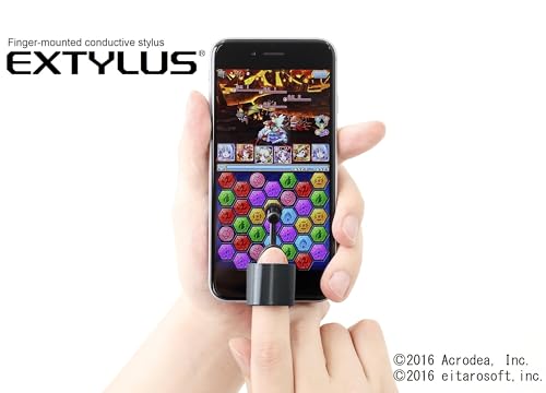 Finger-Mounted Conductive Stylus EXTYLUS for Touch Screen Smartphone,Tablets | Finger Stylus, Assistive,Adaptive, Accurate & Ultra-Light