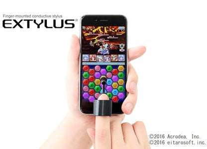 Finger-Mounted Conductive Stylus EXTYLUS for Touch Screen Smartphone,Tablets | Finger Stylus, Assistive,Adaptive, Accurate & Ultra-Light