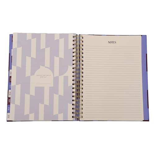 Pearhead 2026-2027 Academic Planner 12 Month (July 2026–June 2027), 9.5” x 11” Spiral Bound Hardcover with Monthly Tabs, Weekly & Monthly Layouts, Stickers, Goal Pages - color: Purple 2026 Academic Planner