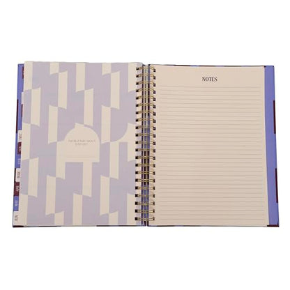 Pearhead 2026-2027 Academic Planner 12 Month (July 2026–June 2027), 9.5” x 11” Spiral Bound Hardcover with Monthly Tabs, Weekly & Monthly Layouts, Stickers, Goal Pages - color: Purple 2026 Academic Planner