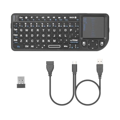 Rii Mini Keyboard with Touchpad,Bluetooth Keyboard Backlit,Handheld Wireless Keyboard for Smart TV,Android TV Box,Fire TV Stick,HTPC,Projector,PC,Smartphone,Office,Home