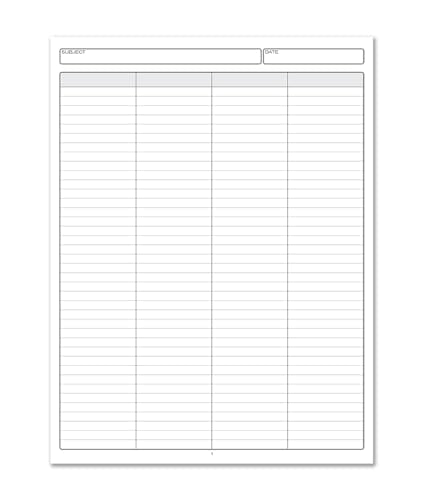 BookFactory 4 Column Columnar Book, Laminate Hardbound, 100 Pages - size: 4 Column, style: Laminate Hardbound