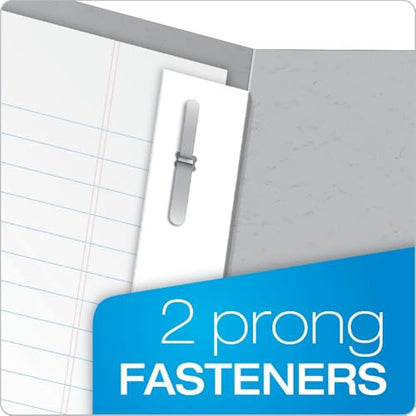 Oxford Two-Pocket Folders w/Fasteners, Gray, Letter Size, 25 per Box (57705) - color: Gray, size: 25 Count