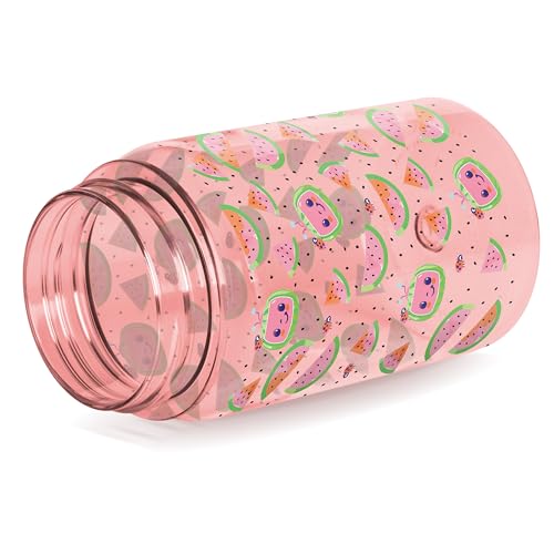 Simple Modern CoComelon Kids Water Bottle Plastic BPA-Free Tritan Cup with Leak Proof Straw Lid | Reusable and Durable for Toddlers, Girls | Summit Collection | 12oz, CoComelon Pink Melon - color: CoComelon: Pink Melon, style: Straw Lid | 12oz