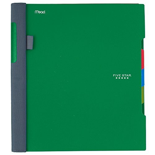 Five Star Advance Spiral Notebook + Study App, 3 Subject, College Ruled Paper, 8-1/2" x 11", 150 Sheets, Spiral Guard, Movable Tabbed Dividers, Seaglass Green (73136) - color: Seaglass Green, size: Pack of 1