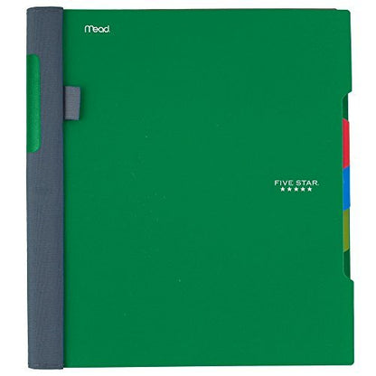 Five Star Advance Spiral Notebook + Study App, 3 Subject, College Ruled Paper, 8-1/2" x 11", 150 Sheets, Spiral Guard, Movable Tabbed Dividers, Seaglass Green (73136) - color: Seaglass Green, size: Pack of 1