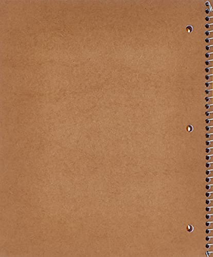 Five Star Spiral Notebooks, 5 Subject, College Ruled Paper, 200 Sheets, 11" x 8-1/2", Teal, Yellow, 2 Pack (73509) - color: Teal-Yellow