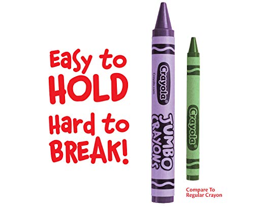 Crayola Jumbo Crayons Classpack (200ct), Large Toddler Crayons, Teacher Classroom Must Haves, Bulk School Supplies, Essential Preschool & Kindergarten Art Supplies - size: 200 Count (Pack of 1)