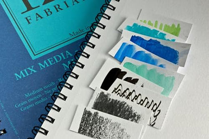 Fabriano 1264 Mixed Media Pad, 9" x 12", 120 lb.