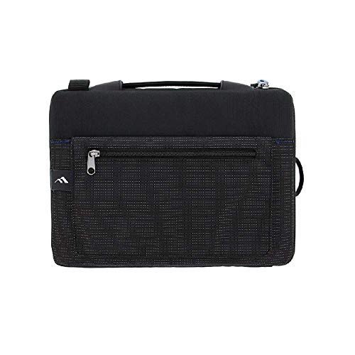 Brenthaven Tred Horizontal Sleeve with Pouch Fits 11 Inch Chromebooks,Laptops,Tablets for K-12 Students, Teachers and Kids–Black,Durable,Rugged Protection from Impact and Compression
