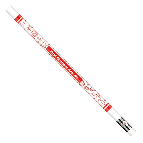 JRM7861B 1st Graders are #1 Pencils, 0.5" Height, 2.5" Wide, 8" Length (12 Count)