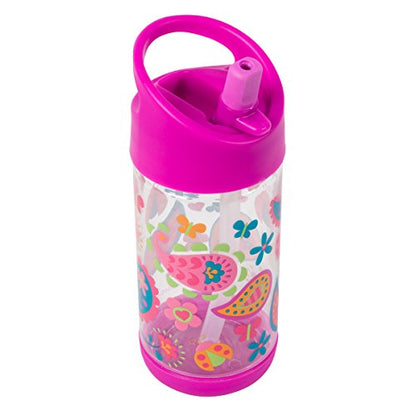 Stephen Joseph Flip Top, Paisley Garden Water Bottle - color: Paisley
