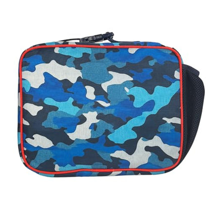 Yumbox Insulated Lunch Bag, Fits Bento Box & Bottle, Camo | Holds Lunch Box & Water Bottle | Adjustable Carry Strap | Insulated EVA Lining | Lightweight Design | Wipe-Clean Fabric - color: Camo