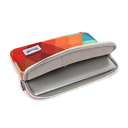 Canvaslifee Rainbow Peacock Patten Laptop Sleeve 14 inch 14.0 inch Laptop case Bag - color: Rainbow, size: 14 inch / 14.0 inch