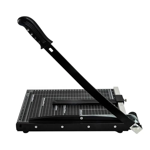 Precision Paper Cutter for A4/B5/A5/B6/B7, 10x13 inches, 70GSM Capacity, Metal Base Black - color: Black