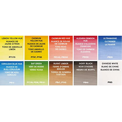 Winsor & Newton Cotman Watercolor Paint Set, 12 Colors Palette Set, 8ml (0.27-oz) Tubes w/ Brush - style: 13 Piece Palette Set 8ml