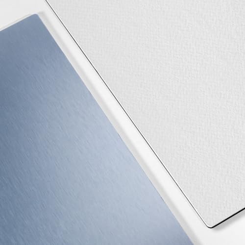 Legion Artist Panel, 1/8" Composite Brushed Aluminum with Stonehenge Oil 100% Cotton White 320gsm Paper, 16 x 20 inches for Oil Media - size: 16x 20