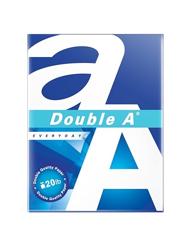 Double A Everyday Multipurpose Copy Printer Paper, Letter Size 8.5" x 11", 96 Brightness, 20 lb, 10 Reams (5000 Sheets)