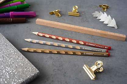 STABILO Handwriting Pencil EASYgraph S Metallic Edition HB 2 pc copper Right handed, B-56626-10